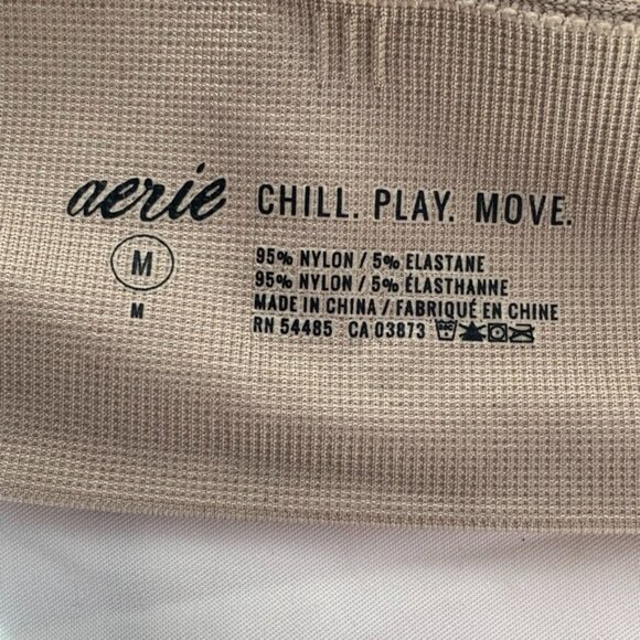 Aerie Chill Play Move High Neck Sports Bra No Cups - Picture 3 of 4